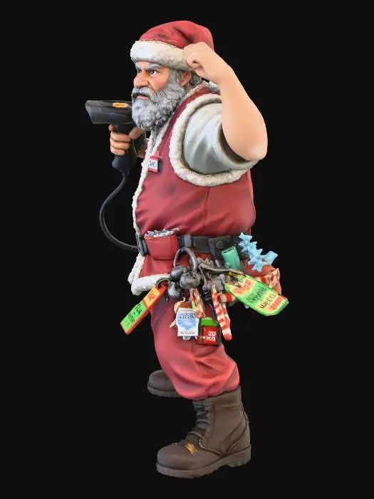 3D model for Santa's Warehouse Warrior, #Christmas2025#