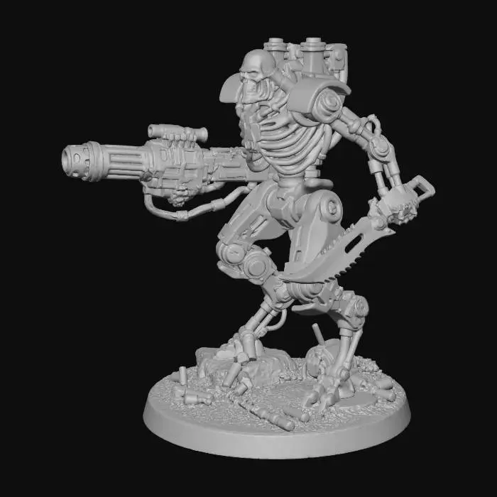 3D model for Cyber Warrior Sentinel, #Thanksgiving#