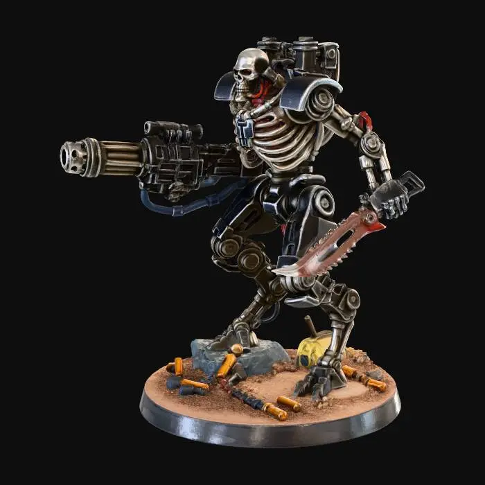 3D model for Cyber Warrior Sentinel, #Thanksgiving#