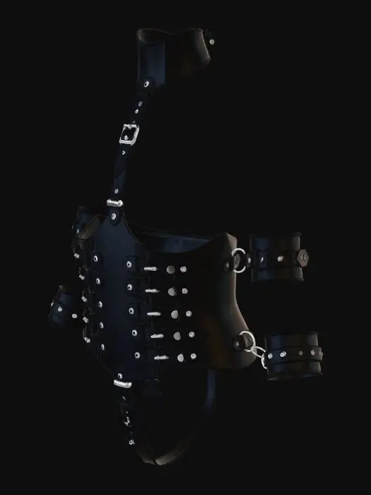 3D model for Full-Body Leather Straitjacket