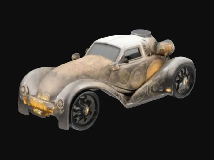 3D model for Steampunk Dreamcar