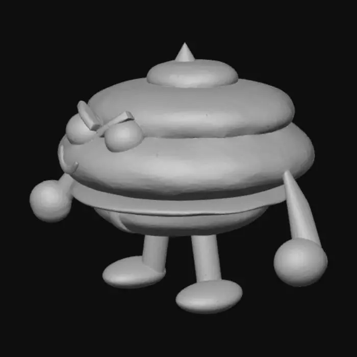 3D model for Poop Man