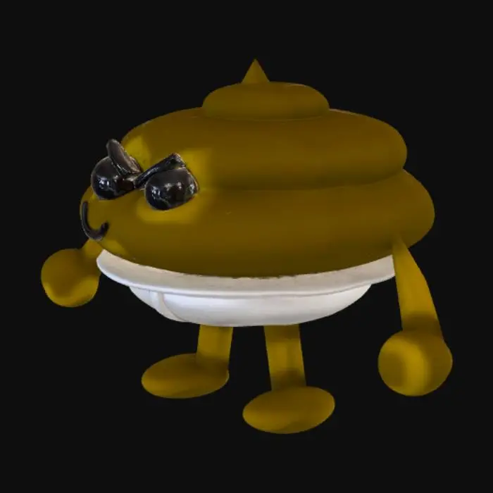 3D model for Poop Man