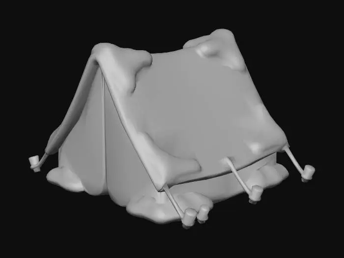 3D model for tent