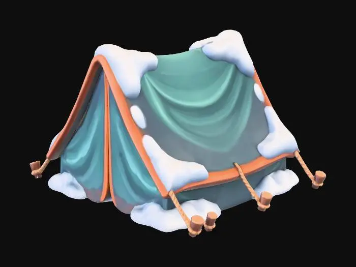 3D model for tent