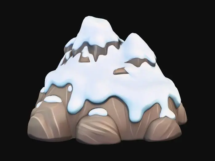 3D model for Snowy Summit