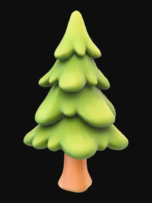 3D model for pine tree