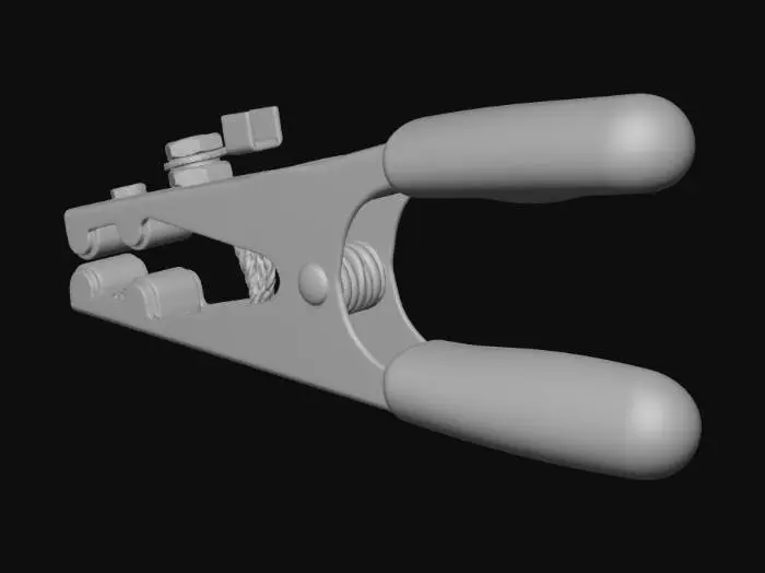 3D model for 接地夹