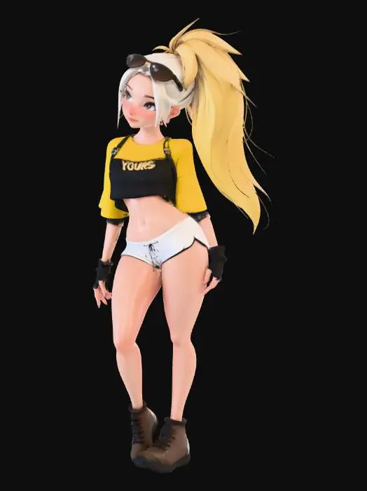 3D model for Golden Hour Runner