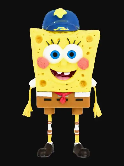 3D model for paw patrol sponge bob squarepants