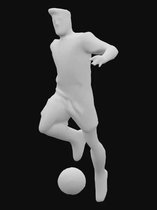 3D model for Soccer player
