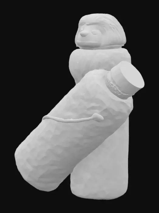 3D model for Create a yeti waterbottle made from actual yeti fur and skin 
