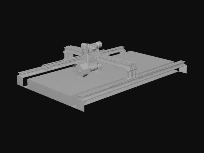 3D model for Stone Slab Gantry Cutter