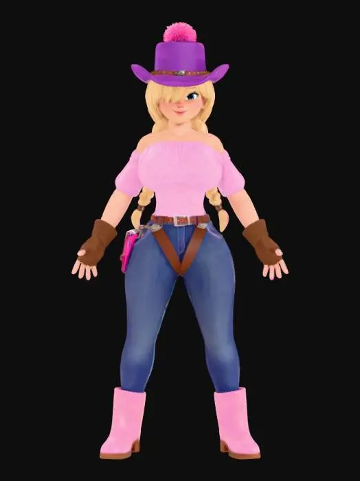 3D model for PinkCow