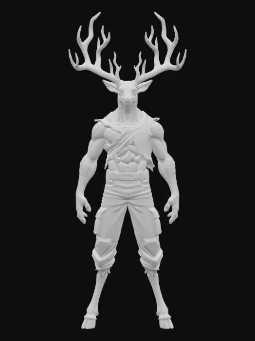 3D model for Emberhorn Guardian