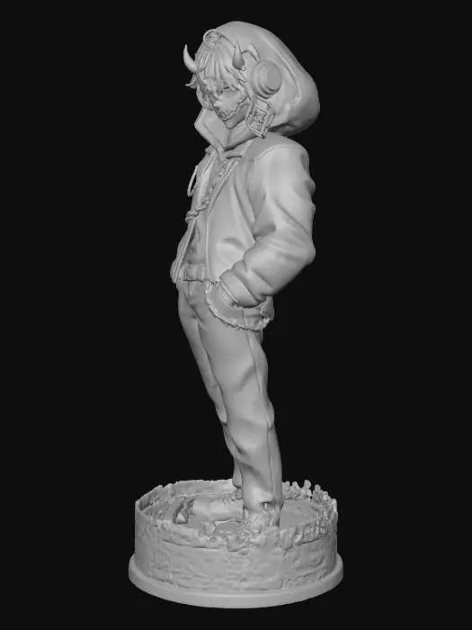 3D model for Hidden beast