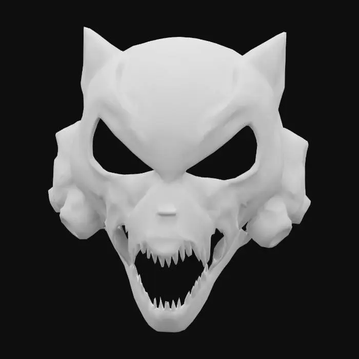 3D model for Glowing Beast Mask