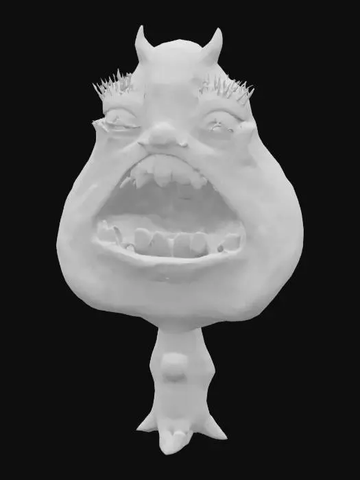 3D model for Monster Muncher, #SketchTo3D#