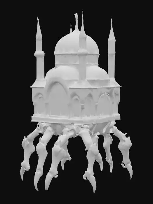 3D model for Walking Minaret Palace