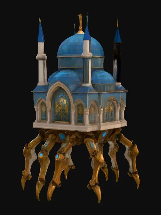 3D model for Walking Minaret Palace