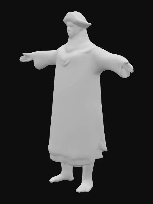 3D model for La Femme de Bayonne