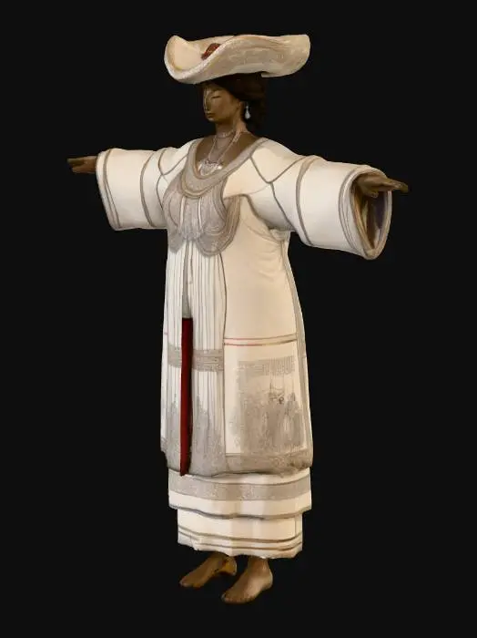 3D model for Spanish Rustic Woman