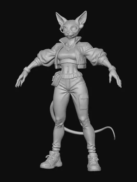 3D model for Sphinx Adventurer