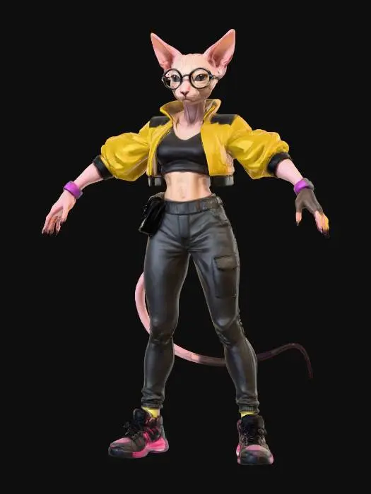 3D model for Sphinx Adventurer