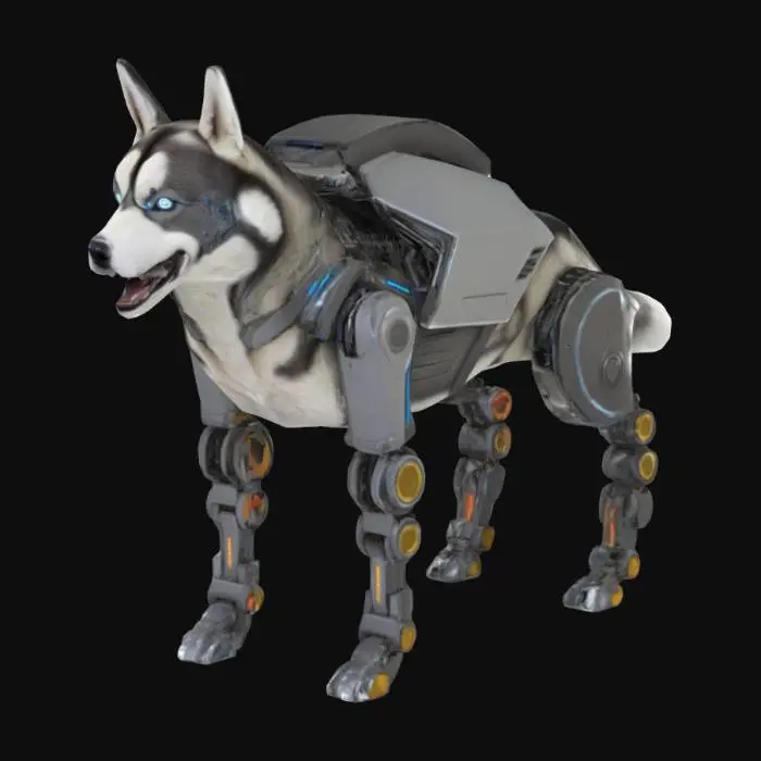3D model for Cyber Husky