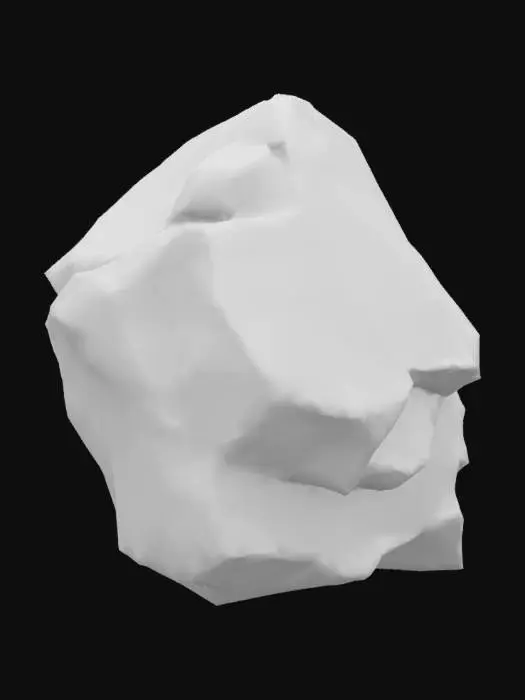 3D model for Gold Nugget