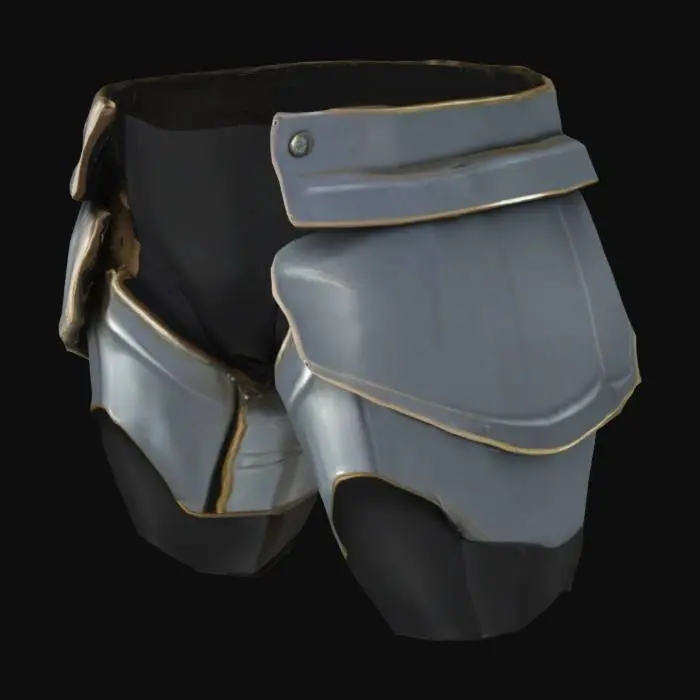 3D model for Steel Greaves