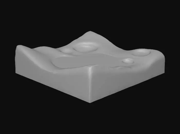 3D model for golf fairway 3d