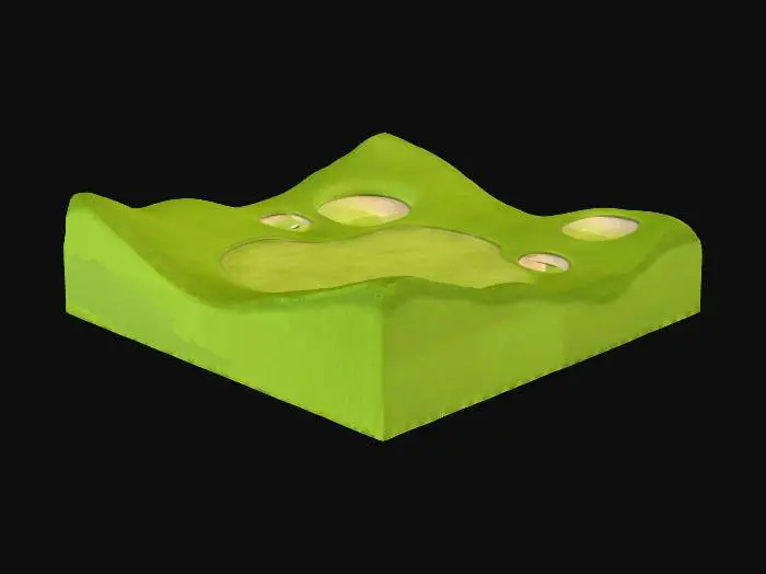 3D model for golf fairway 3d