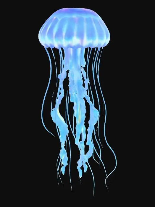 3D model for Iridescent Elegance