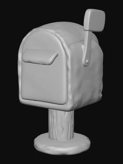 3D model for Little Felt Mailbox