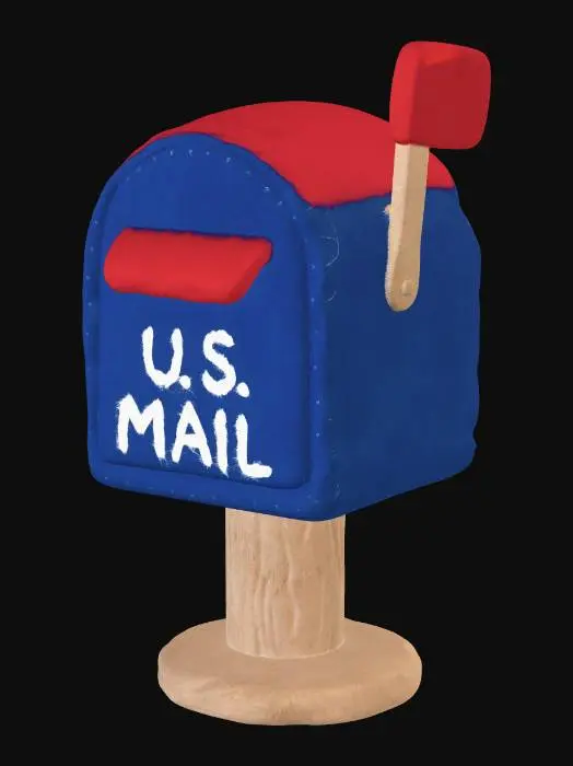 3D model for Little Felt Mailbox