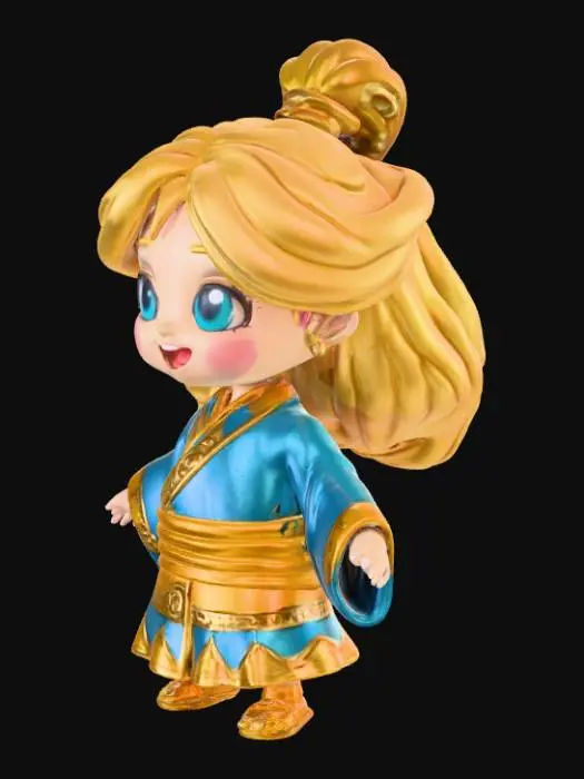 3D model for make a chibi league of legends champion