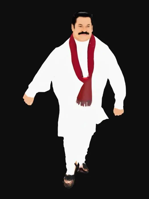 3D model for Man in a White Outfit Walking