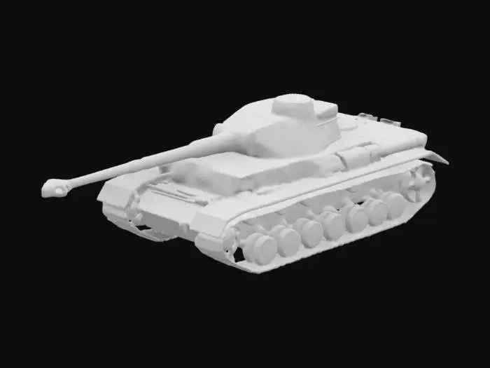 3D model for Panzer IV Tank in Museum