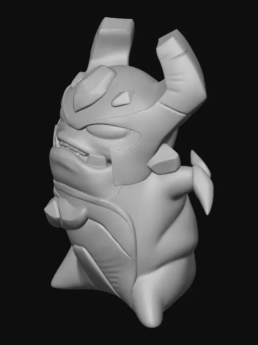3D model for Armored Creature