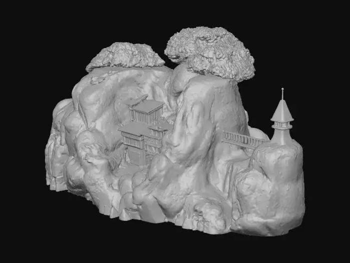 3D model for orochimaru_island