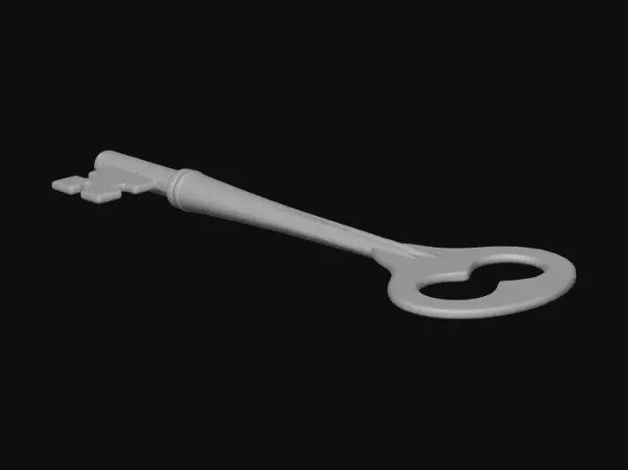3D model for Antique Key