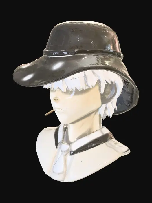 3D model for Mysterious Figure with Hat and a cigarette