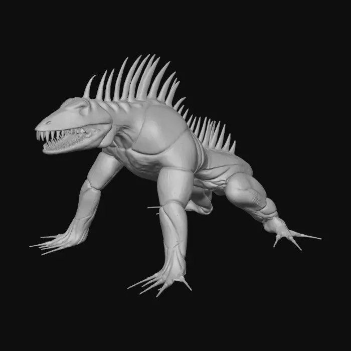 3D model for Giant bloody lézard