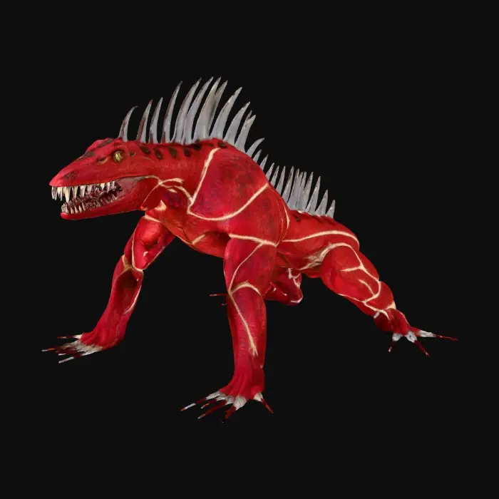 3D model for Giant bloody lézard