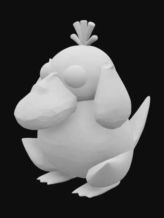 3D model for Confused Duckling