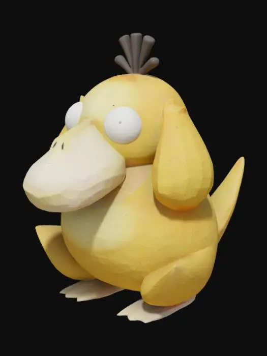 3D model for Confused Duckling