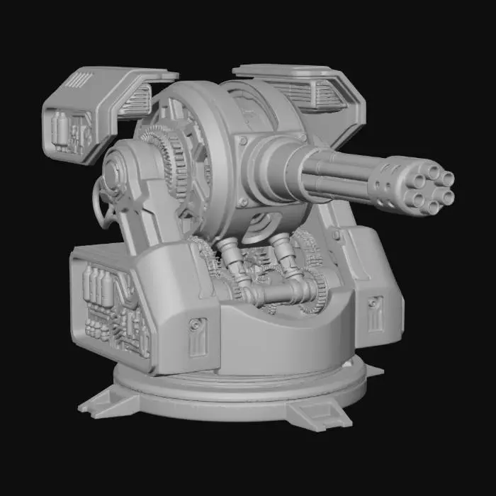 3D model for Auric Thunder Cannon