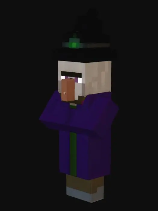 3D model for Purple Cloaked Magician