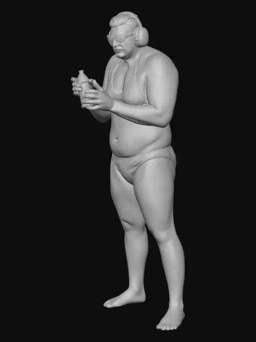 3D model for Swimsuit Warrior